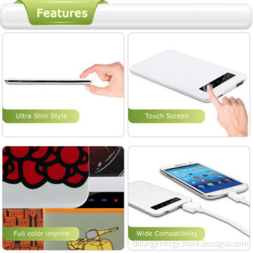 Ultra-thin power bank with 4,200mAh high capacity